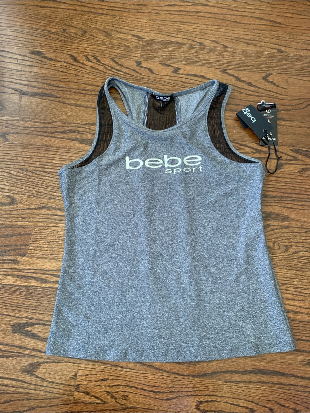 Bebe Sport Top Size S Gray And Black new